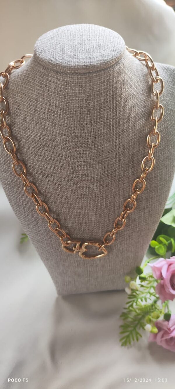 Colar Corrente  folheada a Ouro 18k