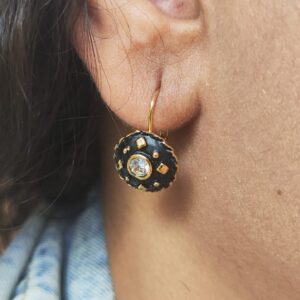 Brinco estilo Coco e Ouro