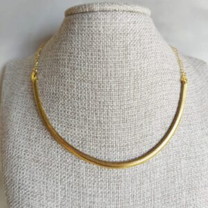 Choker malha  Folheado a Ouro 18 k